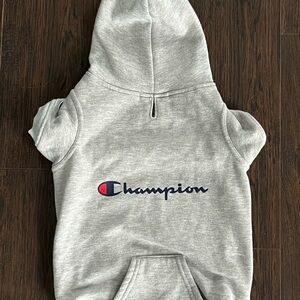 Champion Light Gray Pet Hoodie